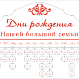 Календарь "Дни рождения"